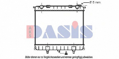 AKS DASIS 370610n -  Радиатор, охлаждение двигателя
